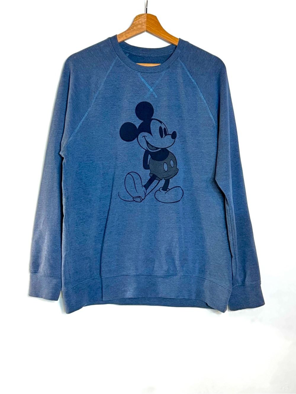 Disney Blue Mickey Mouse Crewneck Sweatshirt